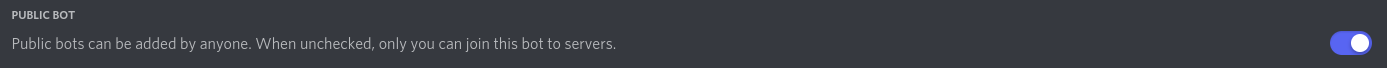 Public Bot ticked
